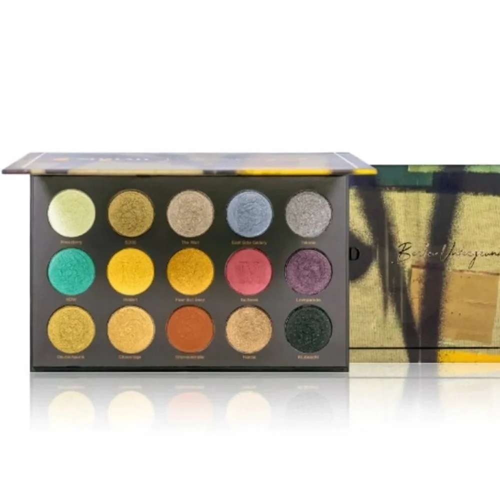 New Nomad Berlin Underground 15 Pan Intense Metallics Eyeshadow Palette